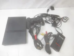 ジャンク品 ゲーム プレイステーション2 PS2 本体 SCPH-77000 チャコールブラック 周辺機器付き