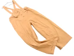 GLOBAL WORK グローバルワーク ワイド サロペット オーバーオール sizeM/キャメル ■■ レディース