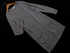 a.v.v アーヴェヴェ Vネック ニット カーディガン size38/グレー ◇■ レディース
