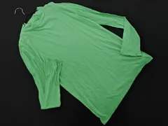 6 ROKU ビューティー＆ユース ユナイテッドアローズ シルク混 ハイネック カットソー 緑 ◇■ レディース