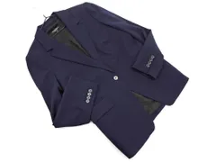 BANANA REPUBLIC バナナリパブリック テーラード ジャケット size4/紺 ◇■ レディース