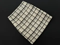 ROPE ロペ ウール混 チェック タイト スカート size38/オフホワイト ◇■ レディース