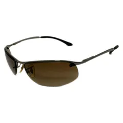 Ray-Ban(レイバン) サングラス - RB3179 ダークブラウン×シルバー×ダークグレー