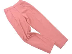 nano universe ナノユニバース タック テーパード パンツ size36/えんじ ◇■ レディース
