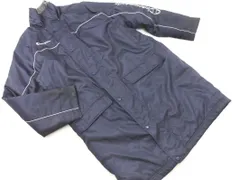 Champion チャンピオン 裏ボア ロゴ ベンチ コート sizeO/紺 ◆■ メンズ