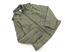 adidas アディダス 2WAY フード付き ロゴ 中綿 ジャケット sizeL/カーキ ◇■ レディース