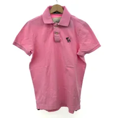 Abercrombie&Fitch アバクロンビー&フィッチ 半袖ポロシャツ サイズ:L     ピンク メンズ / 241005007222