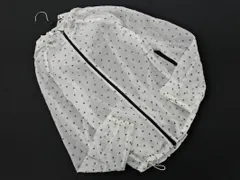 NIKE ナイキ 総柄 シアー ナイロン ジャケット sizeL/白 ◇■ レディース