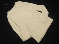 arnold palmer アーノルドパーマー ウール混 ケーブル編み ニット セーター size3/アイボリー ◇■ メンズ