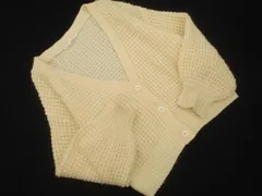 mysty woman ミスティウーマン ウール混 オーバーサイズ カーディガン sizeF/アイボリー ◇■ レディース