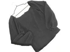 NOBLE ノーブル ボリュームスリーブ ブラウス シャツ 黒 ◇■ レディース