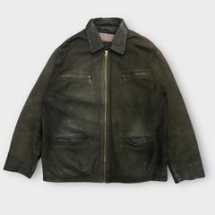 美品】INTERIM インテリム ノーカラージャケット ヘリンボーン グレー