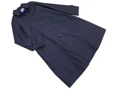 BLUE LABEL CRESTBRIDGE ブルーレーベル クレストブリッジ ステンカラー コート size36/紺 ◇■◎レディース