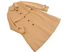 22 OCTOBRE 22 オクトーブル ウール混 ロング コート size46/ベージュ ◇■ レディース