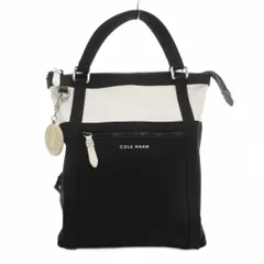 コールハーン COLE HAAN グランド アンビション スモール ナイロン コンバーチブル バックパック 3WAY リュックサック デイバッグ ショルダー ハンド レザー 黒 ブラック 白 ホワイト /GV ■GY11