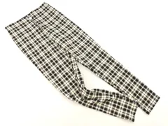 ZARA ザラ チェック ハイウエスト パンツ sizeM/黒ｘ白 ◇■ レディース
