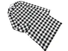 Talbots タルボット ブロックチェック Iライン ワンピース sizeMp/白ｘ黒 ◇■ レディース