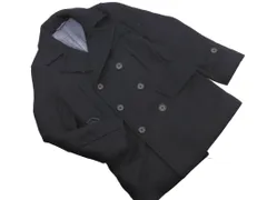 green label relaxing グリーンレーベルリラクシング ユナイテッドアローズ ウール混 ピー コート sizeS/紺 ◇■ メンズ