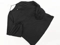 BEAUTY & YOUTH ビューティ&ユース ユナイテッドアローズ ボリュームスリーブ Vネック プルオーバー シャツ 黒 ◇■ レディース