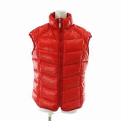エスカーダ ESCADA スポーツ SPORT ダウンベスト アウター ナイロン ハイネック ジップアップ 38 M 赤 レッド 5021493 /XZ ■GY19のサムネイル