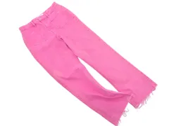 ZARA ザラ カラー デニムパンツ size38/ピンク ■■ レディース