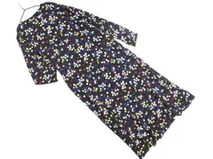 ZARA ザラ ドット ロング Aライン ワンピース sizeM/黒 ◇■ レディース