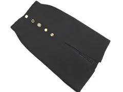 ZARA ザラ スリット デザインボタン ロング スカート sizeM/黒 ◇■ レディース