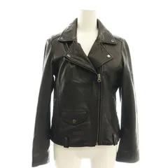 ジャーナルスタンダード レリューム JOURNAL STANDARD relume ラムレザージャケット 36 ブラック /DO ■OS