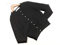 ZARA ザラ パールボタン ニット カーディガン sizeS/黒 ◇■ レディース