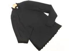 coen コーエン ハイネック カットソー sizeL/黒 ◇■ レディース