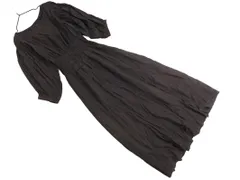 w closet ダブルクローゼット シャーリング ワンピース sizeM/紺 ◇■ レディース