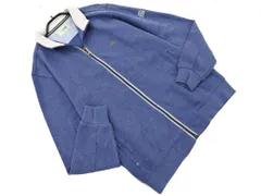CROCODILE クロコダイル ジップアップ ジャケット sizeM/青 ◇■ メンズ