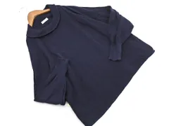 earth music&ecology アースミュージック＆エコロジー タートルネック ワイド幅 ニット セーター sizeF/紺 ◇■ レディース