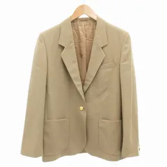 バーバリーズ Burberrys 白タグ 90s ヴィンテージ テーラードジャケット ブレザー シングル 1B ノーベント 金ボタン ベージュ /GV
