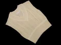 BEAUTY & YOUTH ビューティ&ユース ユナイテッドアローズ ケーブル編み ニット ベスト ベージュ ◇■ レディース