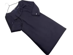 QUEENS COURT クイーンズコート Iライン ワンピース size2/紺 ◇■ レディース