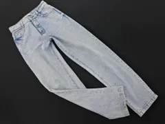 ZARA ザラ USED加工 デニムパンツ size34/青 ■■ レディース