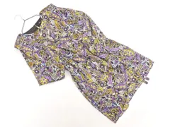 ZARA ザラ 総柄 ラップ調 ワンピース sizeS/紫 ◇■ レディース
