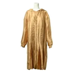 CHANEL カメリア ココマーク パターン シルク フーデット ワンピース