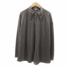 ヘルムートラング HELMUT LANG シャツ ブラウス 長袖 無地 オーバーサイズ 7R M グレージュ 9A510Z /YS18 ■GY53のサムネイル
