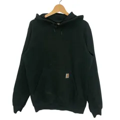 Carhartt カーハート パーカー フーディー プルオーバー ワンポイント刺繡 オーバーサイズ ビッグシルエット Mexico製 Sサイズ グリーン