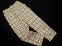 studio CLIP スタジオクリップ チェック テーパード パンツ sizeM/オフホワイト ■■ レディース