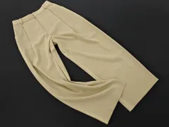 BEAUTY & YOUTH ビューティ&ユース ユナイテッドアローズ タック ワイド パンツ sizeM/ベージュ ■◇ レディース