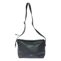 A.P.C アーペーセー NINON レザー ショルダーバッグ  ブラック