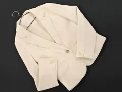 any SiS エニィスィス ツイード テーラード ジャケット size2/アイボリー ◇■ レディース