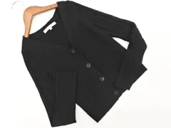 MERCURYDUO マーキュリーデュオ ニット カーディガン sizeF/黒 ◇■ レディース