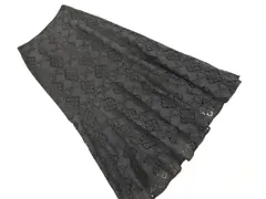 nano universe ナノユニバース レース ロング スカート sizeF/グレー ■■ レディース