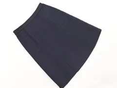 新品 LAURA ASHLEY ローラ アシュレイ Aライン 台形 スカート size11/紺 ◇■ レディース