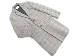 JOURNAL STANDARD relume ジャーナルスタンダードレリューム ウール混 チェック チェスター コート sizeS/黒ｘ白 ◇■ メンズ