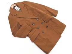 nano universe ナノユニバース ウール混 チェスター コート size38/茶 ◇■ レディース